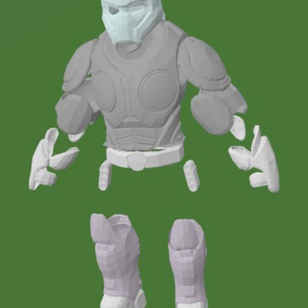 Pepakura Armor Files Etsy