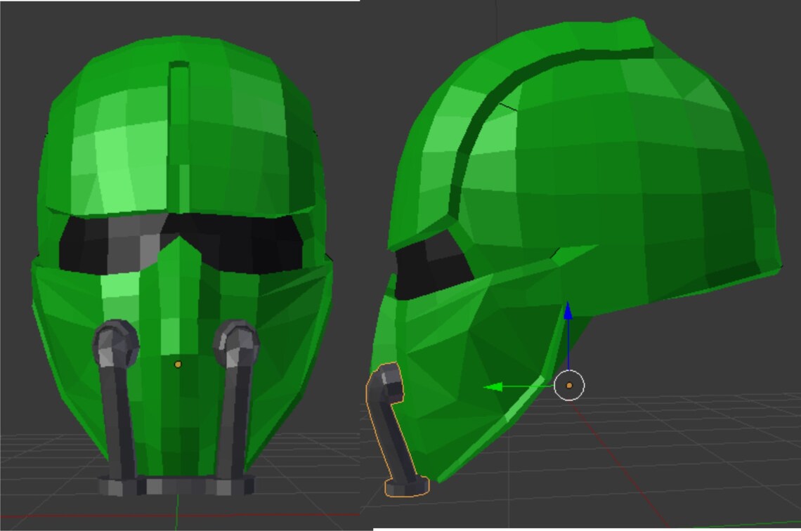 Fallout 4 Synth cosplay helmet replica blueprints to build Etsy