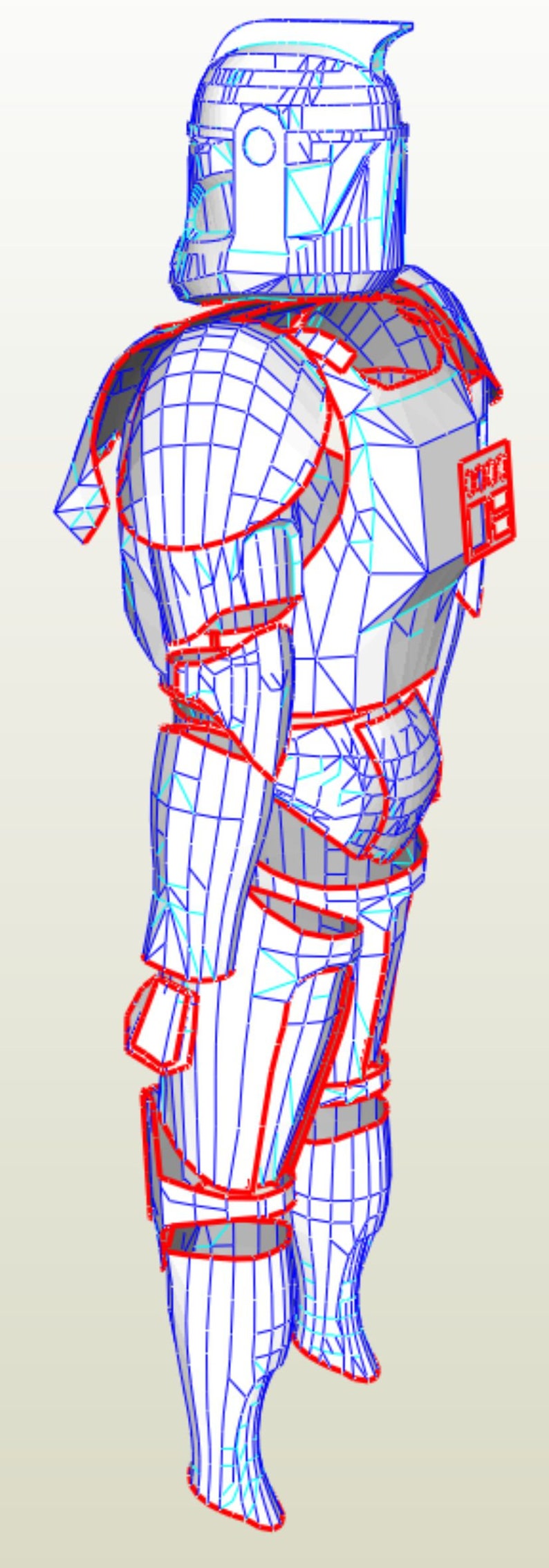 clone trooper belt pepakura files clone trooper belt pepakura files