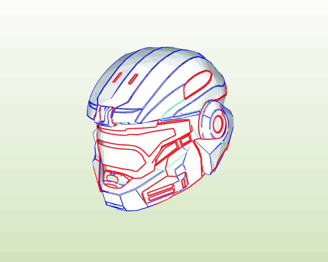 Noble 6 Helmet Papekura Eva Foam Digital Templates - Etsy