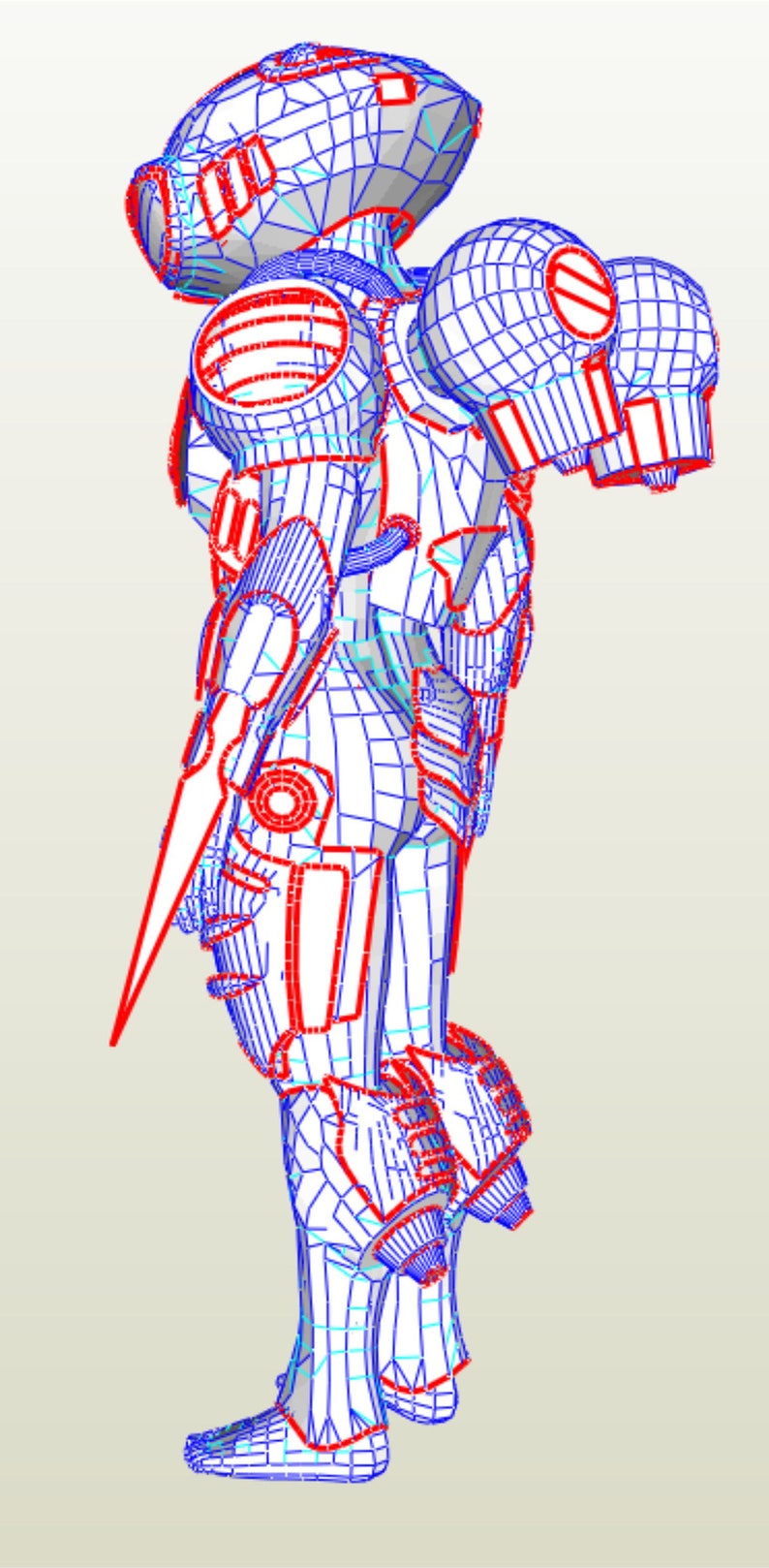 Plantillas pepakura de trajes de EVA FoamBlackManta Etsy