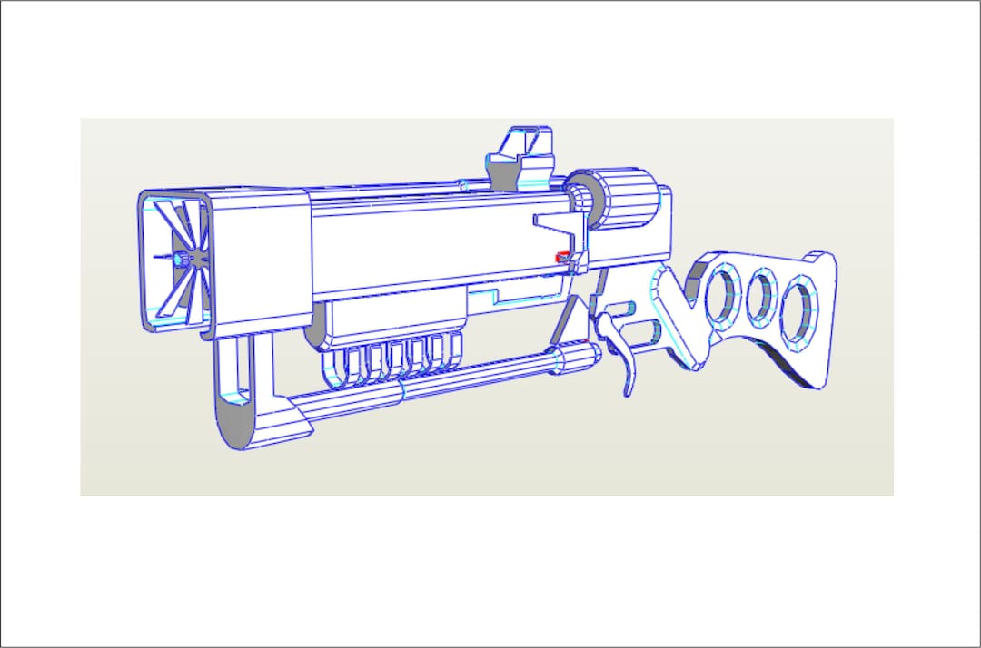 Laser Rifle Replica Eva Foam Pattern - Etsy