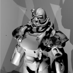 T-51B cosplay power armor replica patterns for pepakura