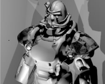 T-51B Cosplay Power Armor Vorlagen zum Papierbauen