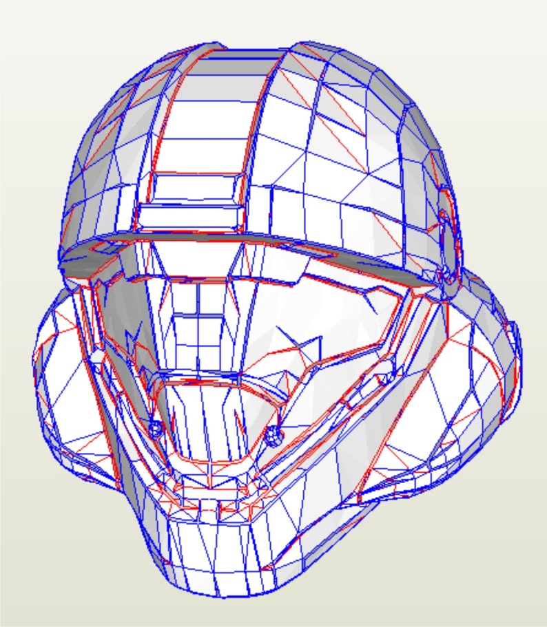 Helljumper helmet replica pattern to build your own | Etsy