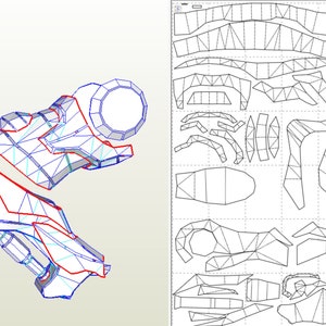 D.va Robot Pepakura Eva Foam Templates - Etsy