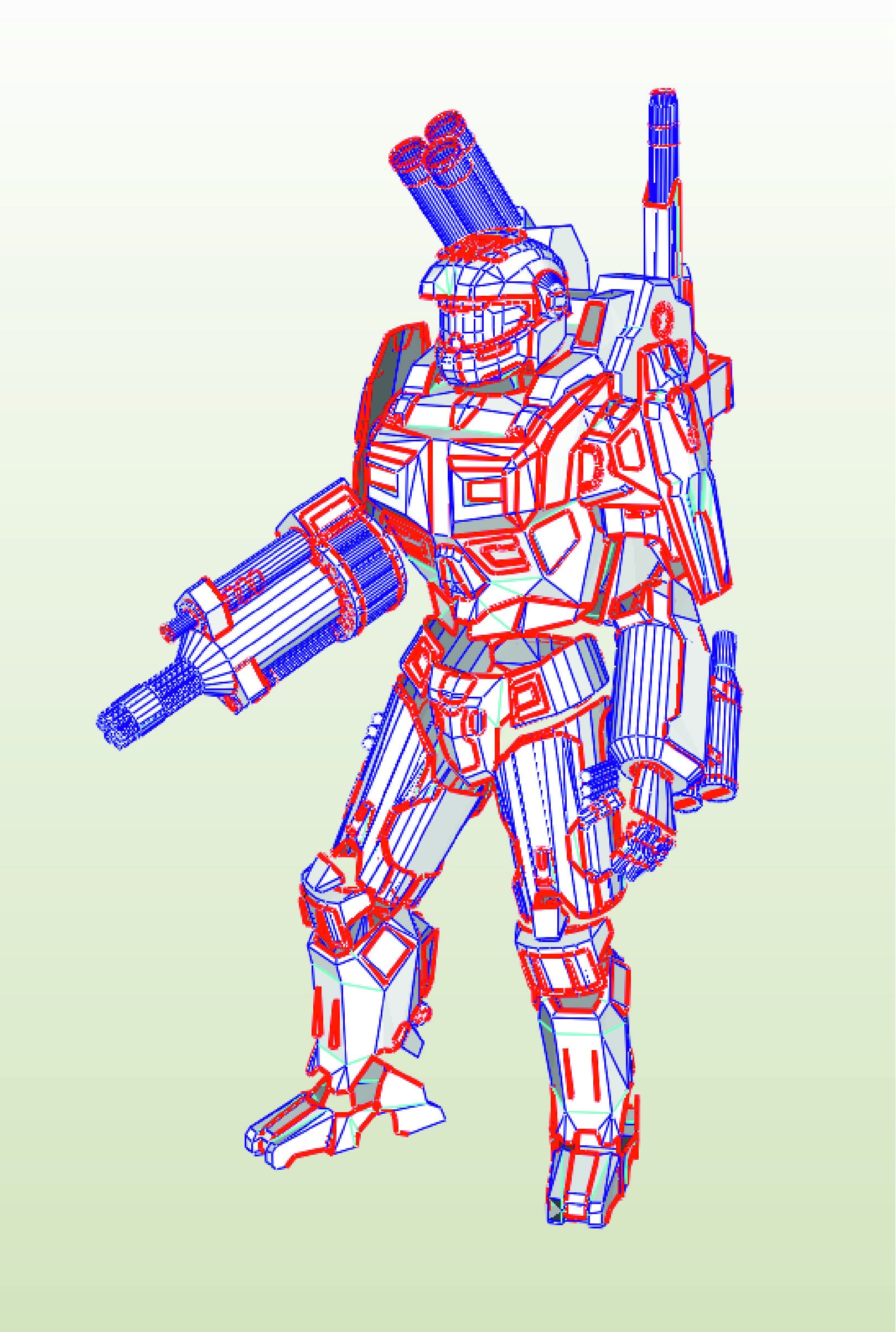 Masterchief Prototype Armor Suit EVA Foam PDF, PDO Pepakura Templates ...