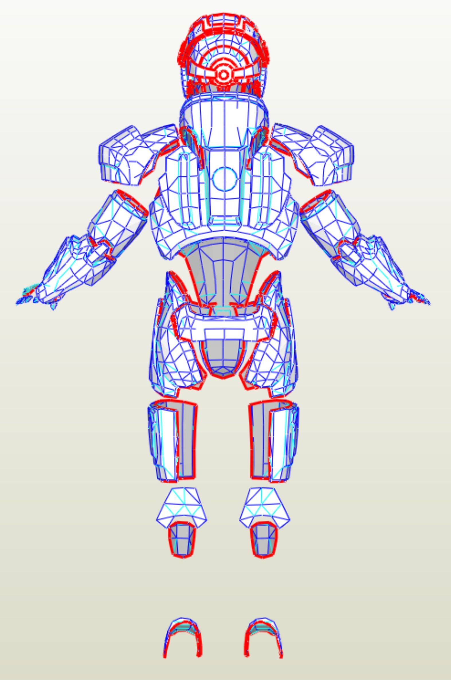 EVA Foam N7 Male Armor Suit Templates to Build Your Own - Etsy Australia