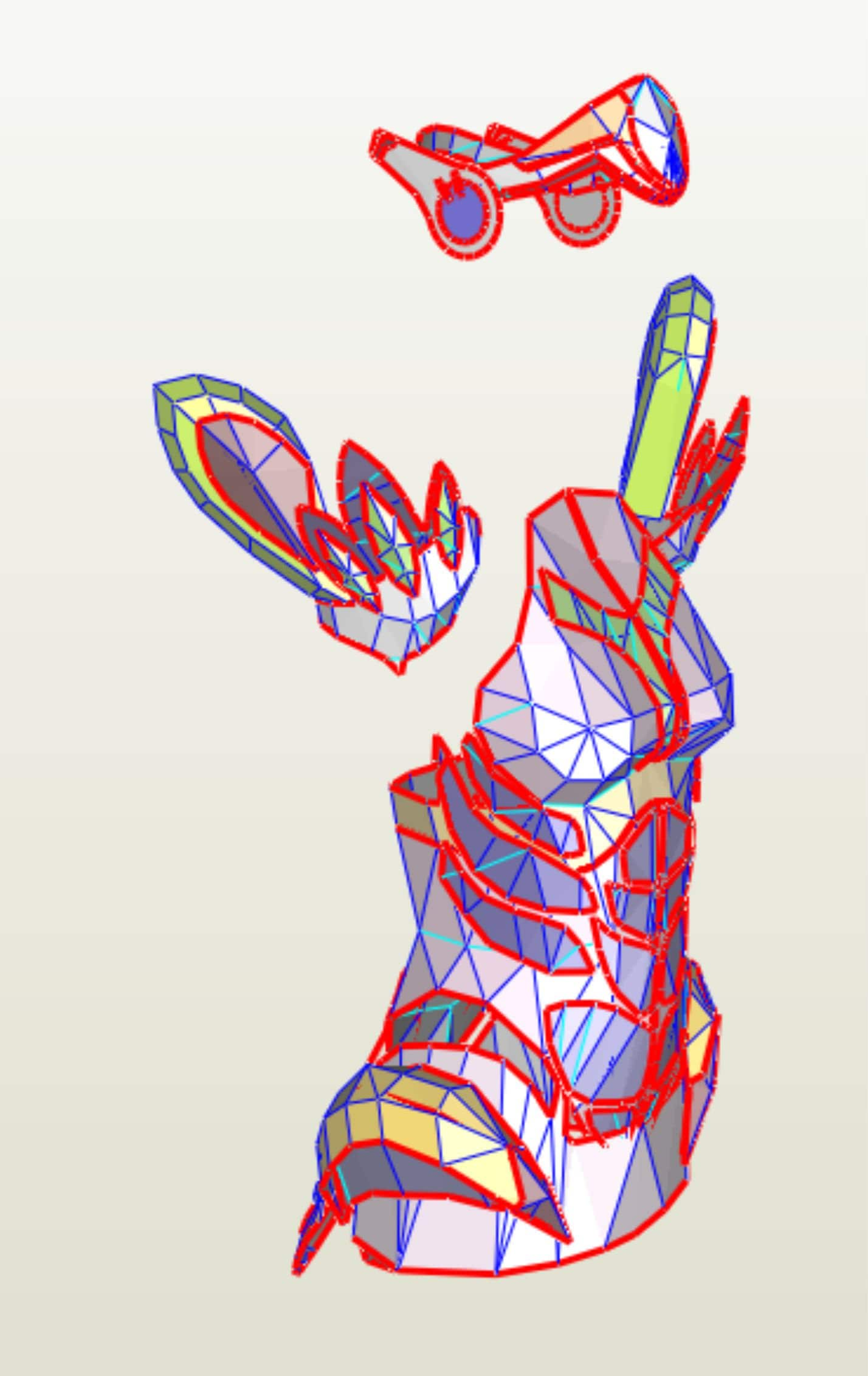 KOS-MOS Xenosaga Episode I Pepakura EVA Foam Templates 