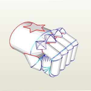 Garnet&#39;s Gauntlet eva foam templates