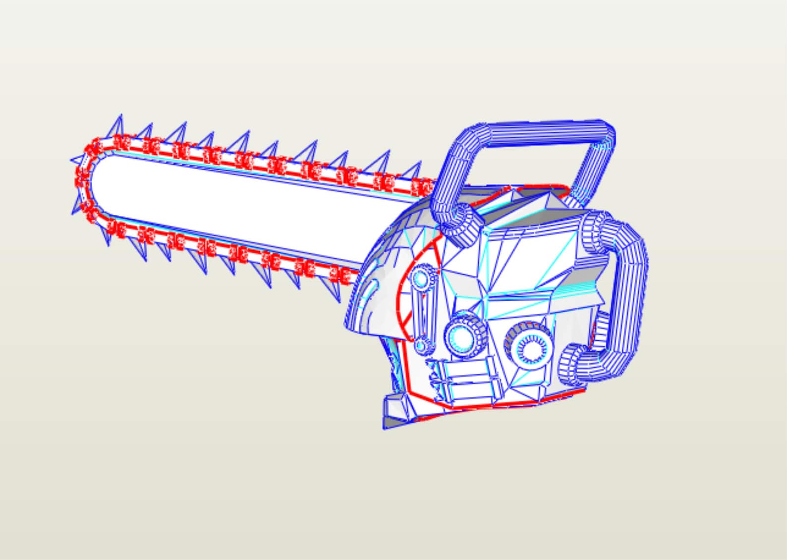 Chainsaw Man Costume Pepakura Paper Templates Etsy