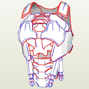 Valorant Kayo templates for eva foam build zdjęcie 2