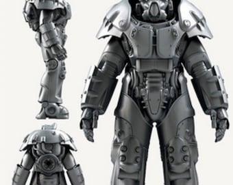 X-01 Power Armour Cosplay: EVA Schablone aus Schaumstoff (Paper Model Kit)