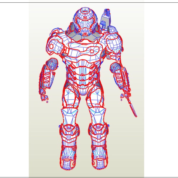 EVA Foam templates DoomSlayer body armor