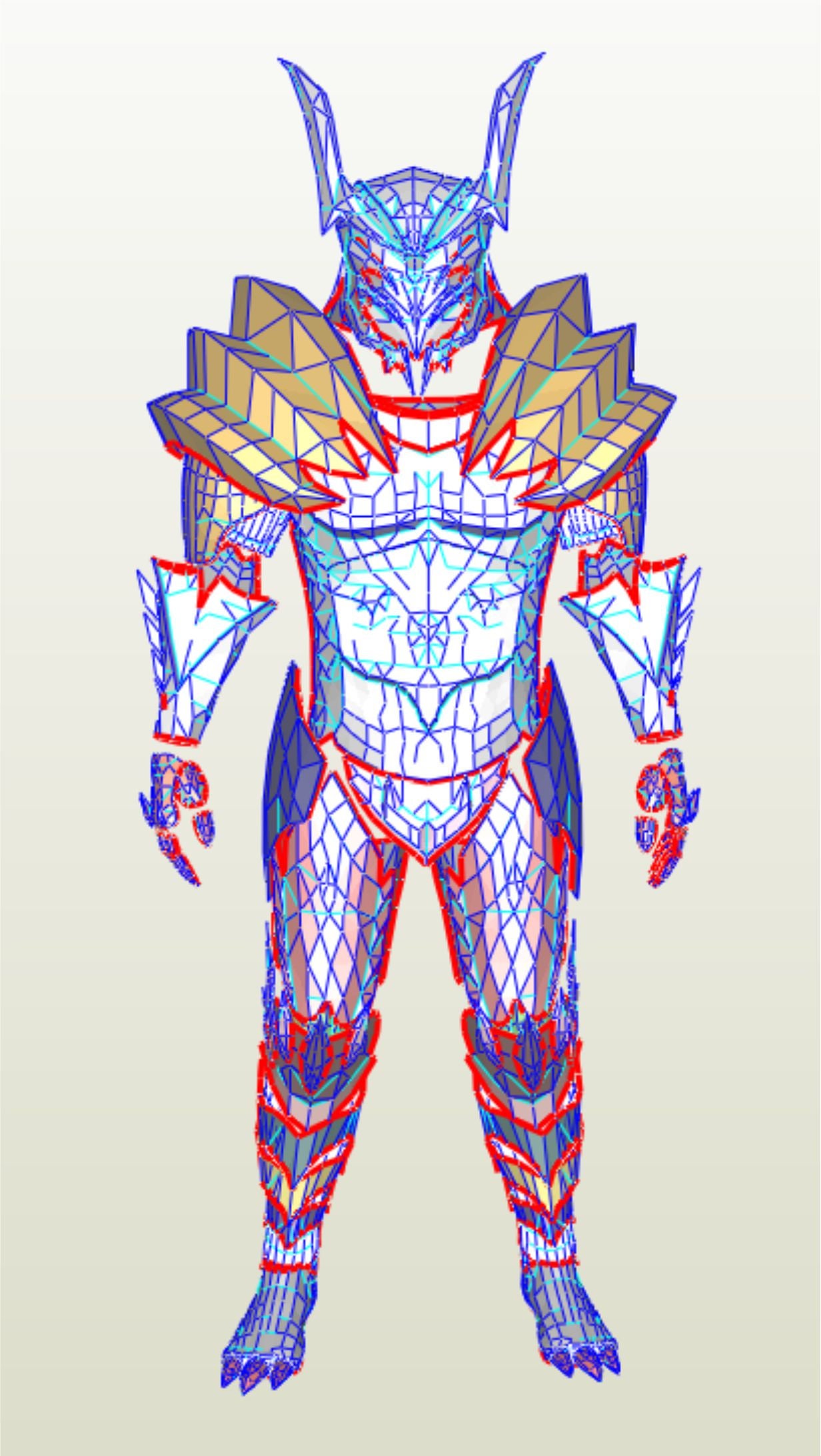 Berserker armor suit cosplay pepakura paper templates -  Portugal