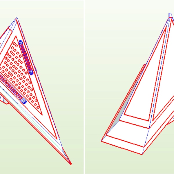 Casco PyramidHead V1 e V2 pepakura eva foam templates