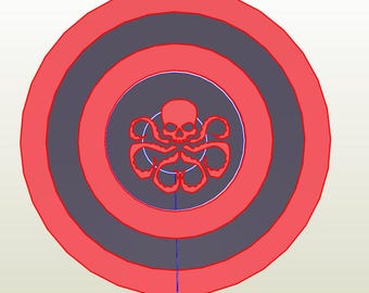 Shield templates for EVA Foam build