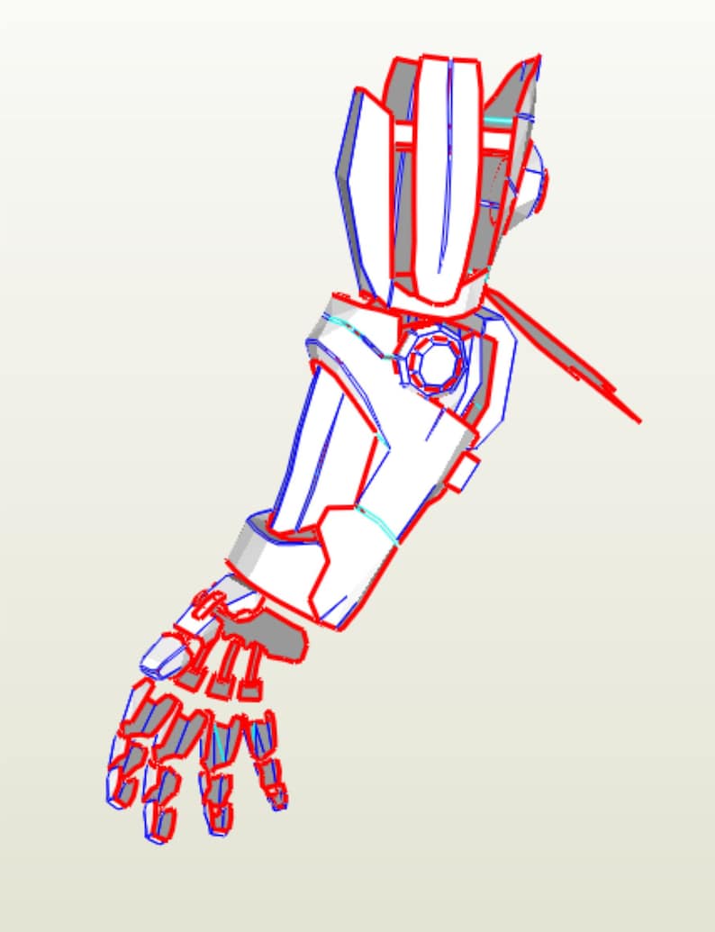 Valorant Kayo templates for eva foam build zdjęcie 4