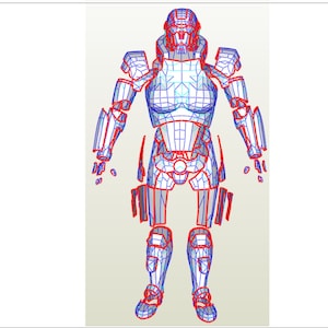 EVA Foam Female N7 armor suit blueprints to build your own
