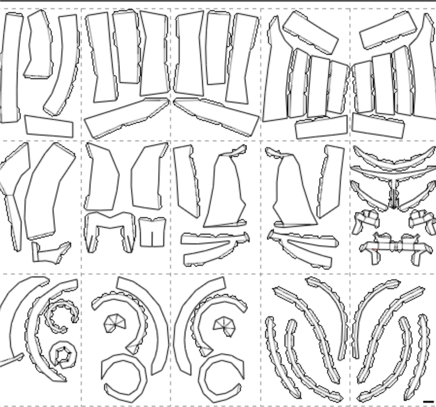 Sith Patterns Sith Stalker Helmet Pattern for Pepakura to Nbuild Your Own DIY - Etsy