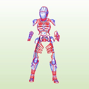 Voidwalker Wraith EVA Foam templates
