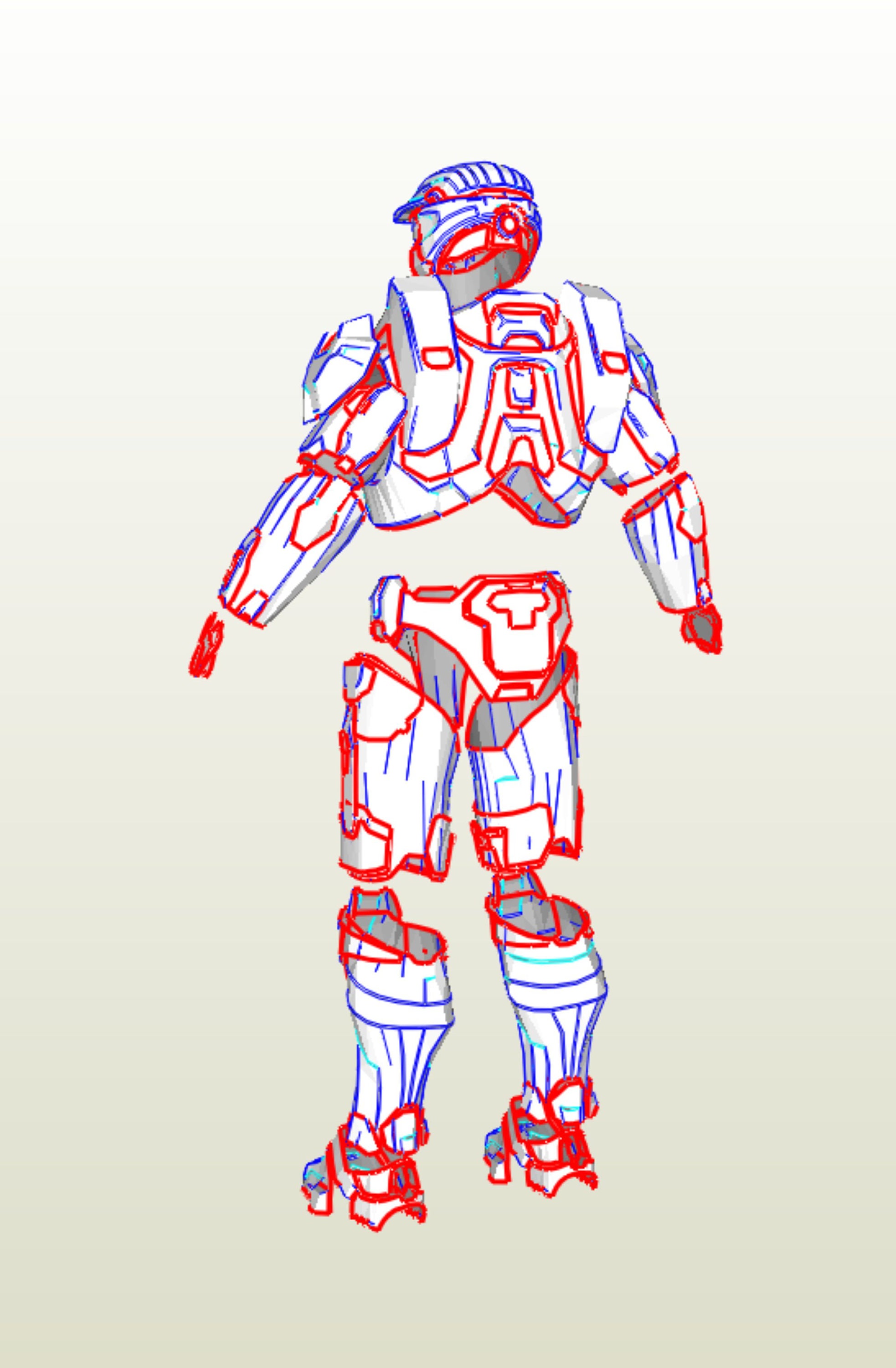 Master Chief Infinite Armor Suit: EVA Foam Pepakura PDF Templates - Etsy