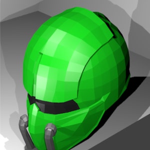 Synth cosplay helmet replica blueprints to build your own DIY