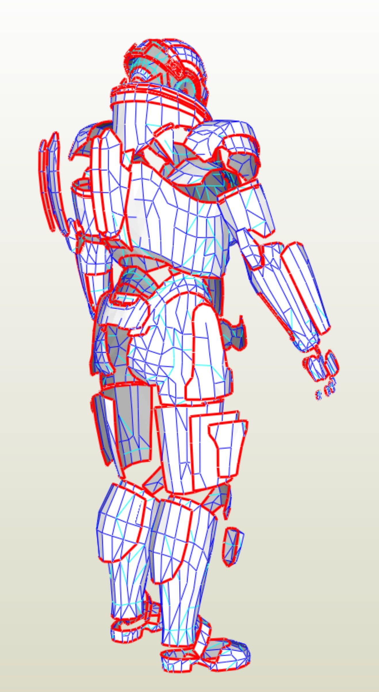 EVA Foam Female N7 Armor Suit Blueprints to Build Your Own Etsy Canada