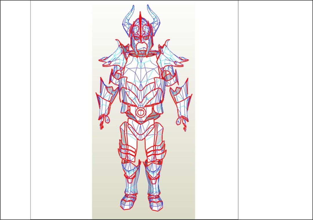 Dragonbone Body Armor EVA Foam PDF , PDO Templates - Etsy