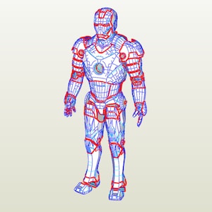 MK3 body armor pepakura EVA Foam templates