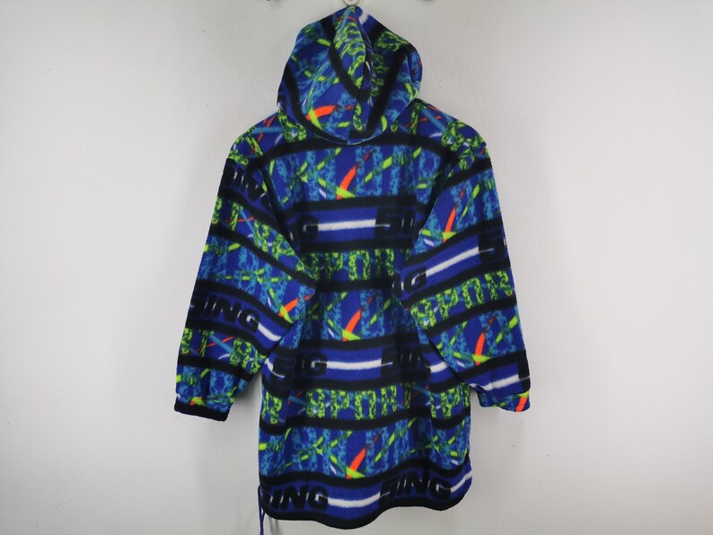 Spoliner Jacket Vintage Spoliner Over Print Fleece Jacket Size ML