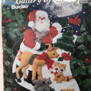Bucilla Mini 15" Vintage Kit "Woodland Christmas" #33252 bild 2