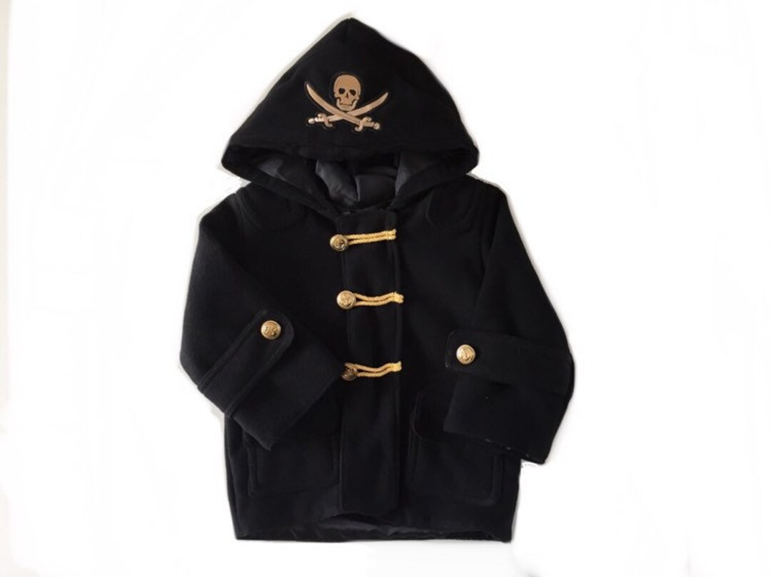 Kids Pirate Coat Age 23 Years Boys Girls Original Winter Jacket Etsy UK