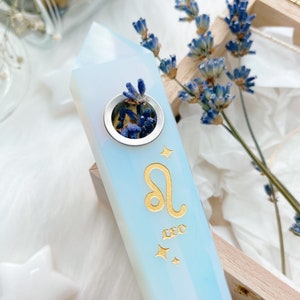 ZODIAC PIECE - LEO | Crystal Magic Wands | Astrology | Crystal Bowl | Decor | Incense Burner