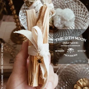 Palo Santo Bundle &quot;HOLY WOOD&quot; | Smudge | Cleansing Wand | Smoke Cleansing |