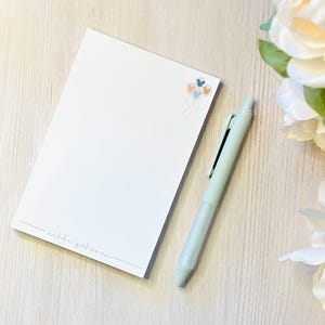 Personalized Mickey Balloon Notepad 4&quot; x 6&quot; or 5&quot; x 7&quot; (Add-On Pen Available)
