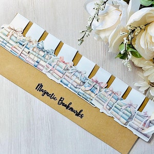 Assorted Bow Book Magnetic Bookmarks