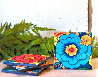 Summer Fun Home Decor Coasters (Set of 4)