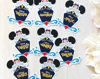 Disney Cruise Ship Die-Cut Stickers