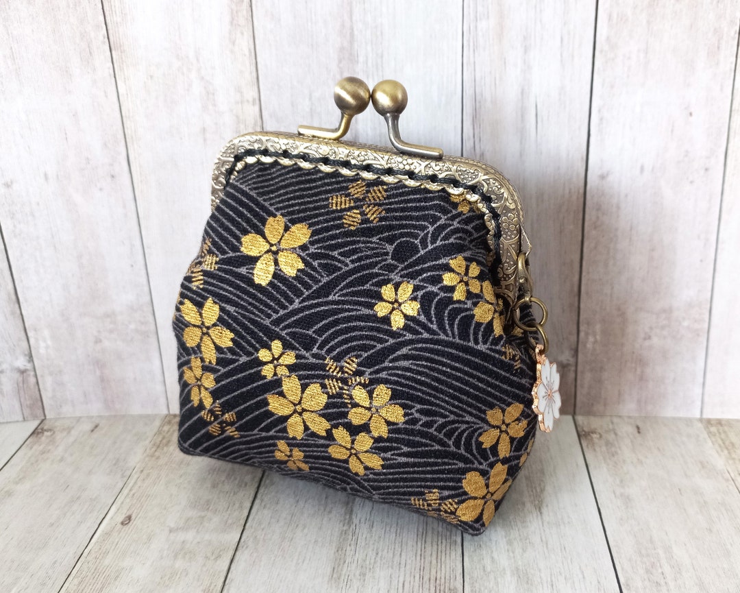 Japanese Fabric Coin Purse Vintage Coin Purse Japanese Etsy
