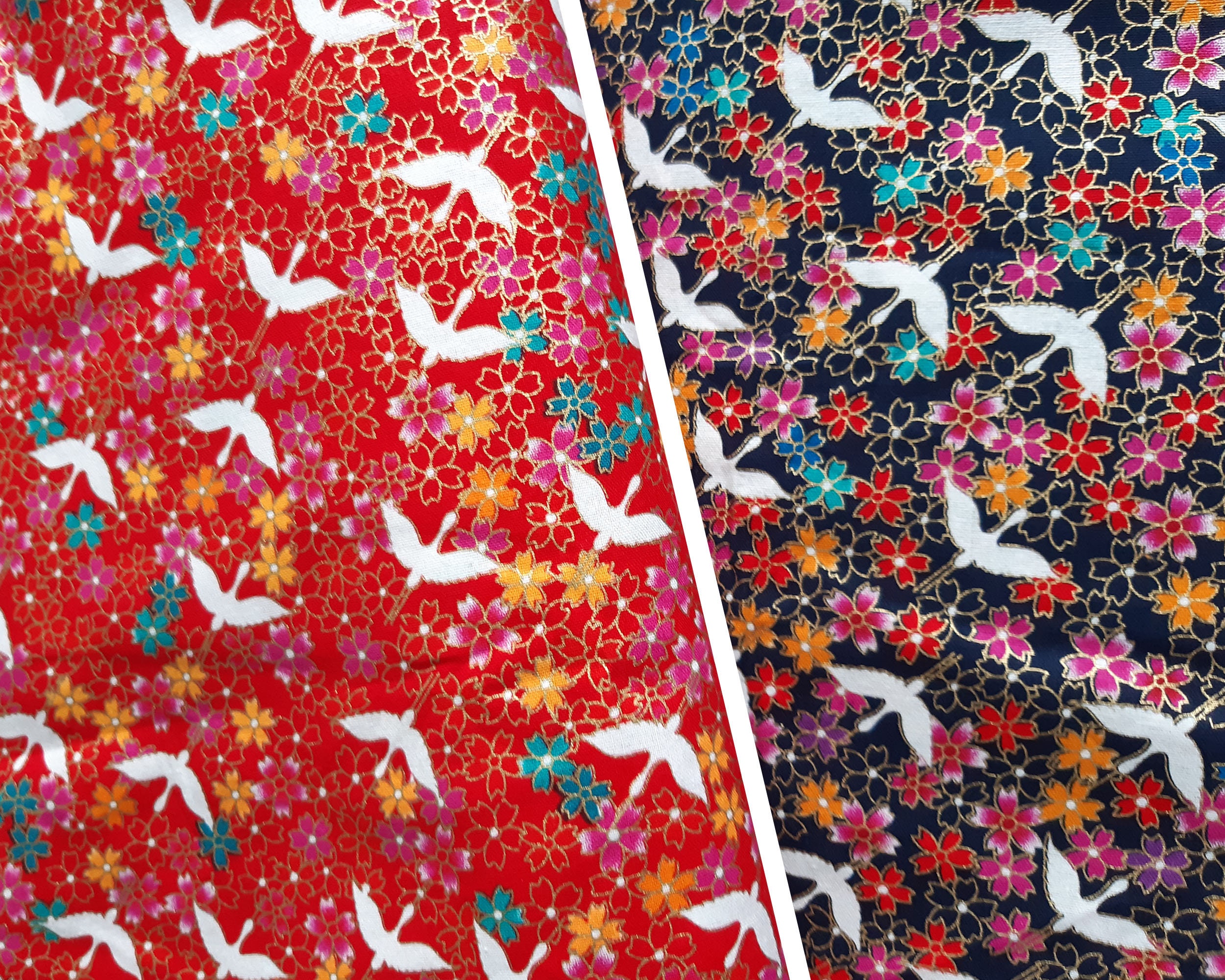 Japanese Fabric Cotton Japanese Fabrics Traditional Etsy