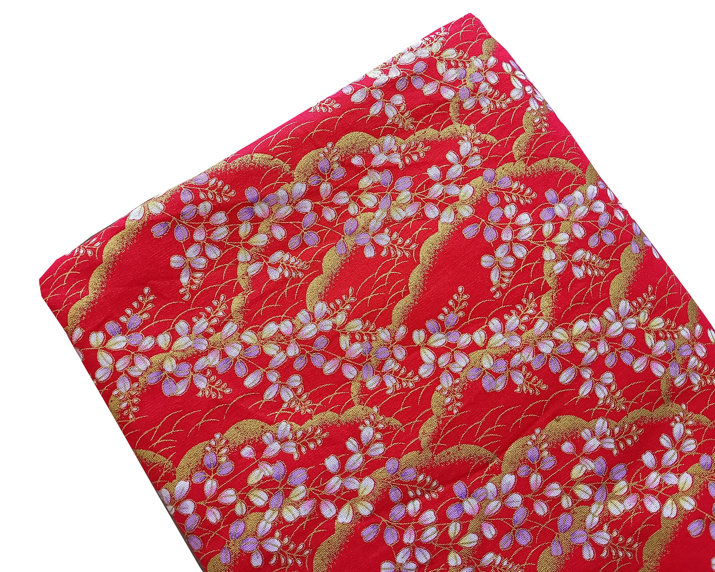 Japanese Fabric Flowers Japanese Fabrics Japanese Etsy