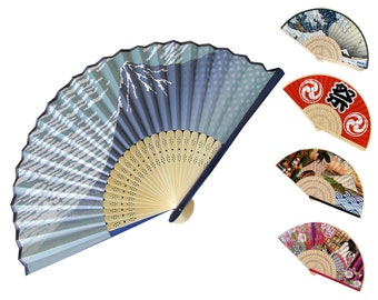 Éventails japonais, éventail vague hokusai, éventail mont fuji, éventail écriture, éventail fleurs, fan, japanese fan, éventail hokusai