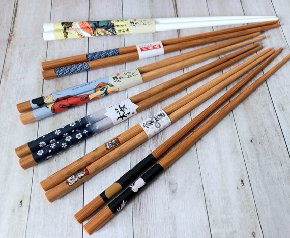 Baguettes japonaises fleurs de cerisier - set de 5 paires