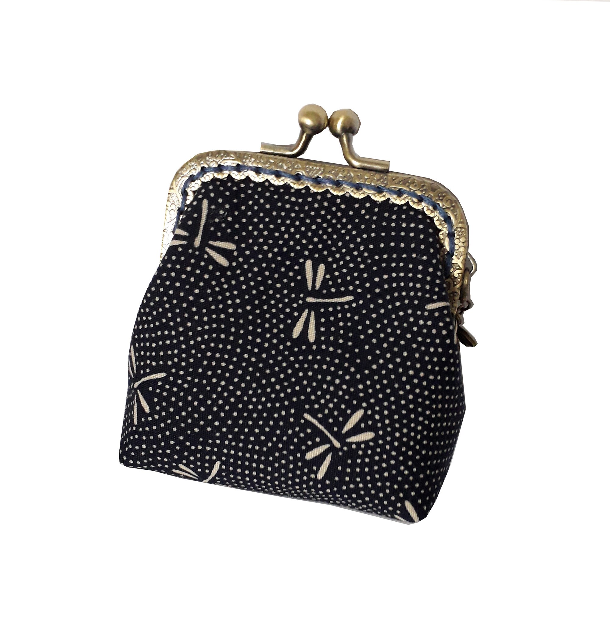 Japanese fabric coin holder vintage wallet Japanese fabric Etsy