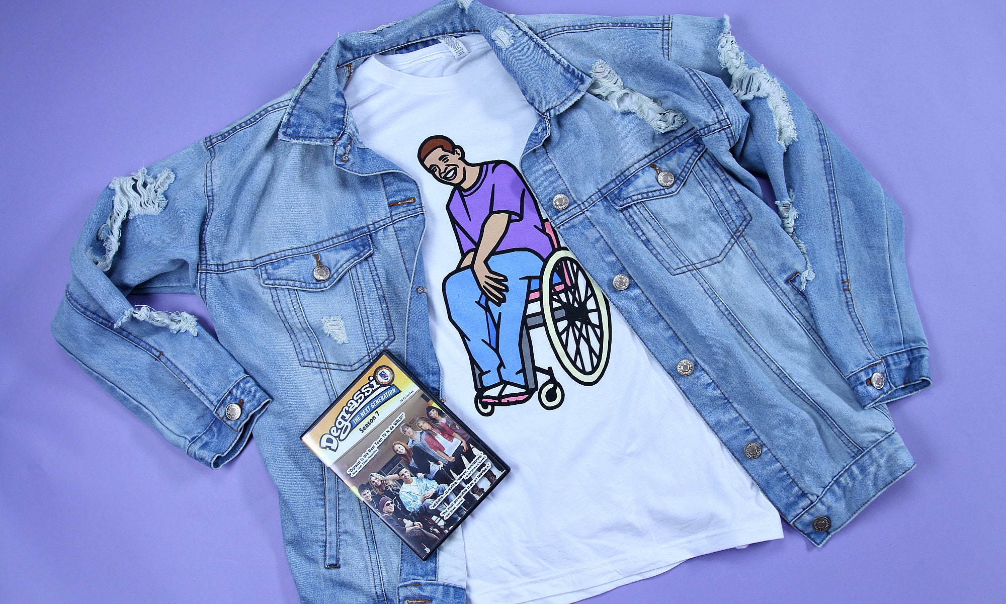 Wheelchair Jimmy Unisex Long Sleeve Tshirt Drake Degrassi Etsy