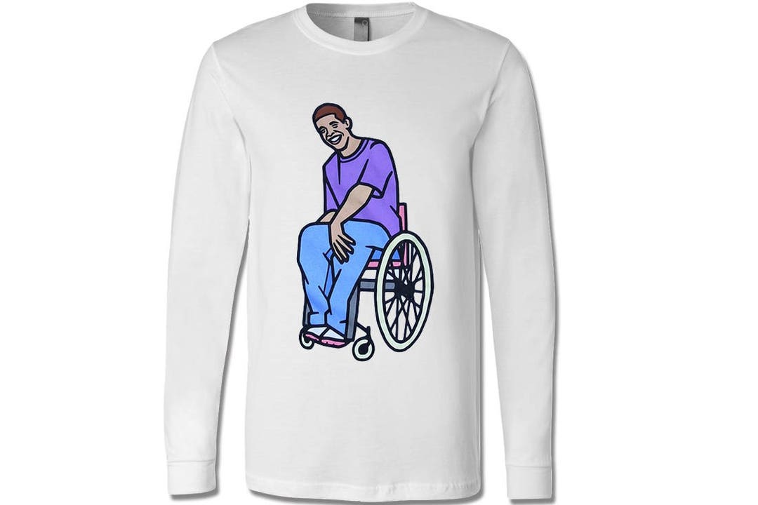 Wheelchair Jimmy Unisex Long Sleeve Tshirt Drake Degrassi Etsy