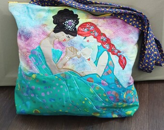 Pinky Swear Wearable Art Purse #3 - Purse - Tote - Wearable Art