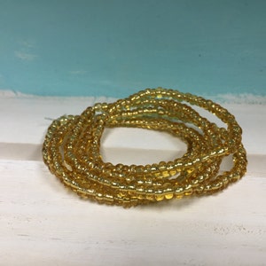 Gold Seed Bead Bracelets image 2