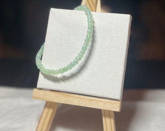 Sea Green Seed Bead Bracelet